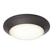 Westinghouse Makira 6" Wide Flush Mount Bowl Ceiling Fixture with Shade Black / Bronze