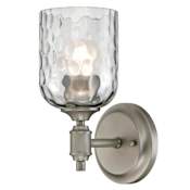 Westinghouse Basset Single Light 4-15/16" Wide Bathroom Sconce Dark Pewter