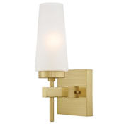 Westinghouse Chaddsford Single Light 6" Wide Bathroom Sconce Champagne Brass