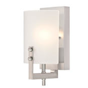 Westinghouse Enzo James 11" Tall Wall Sconce Brushed Nickel