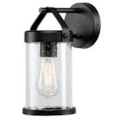Westinghouse Jamestown 12" Tall LED Outdoor Wall Sconce Textured Black