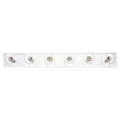 Westinghouse 4-1/4" Tall 6 Light Vanity Strip Beveled Mirror