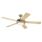 Westinghouse Comet 52" 5 Blade LED Indoor Ceiling Fan Brushed Pewter