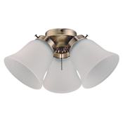 Westinghouse 3 Light 12-3/4" Wide Light Kit Antique Brass