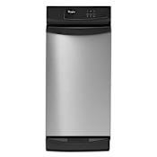 Whirlpool 15 Inch Wide Undercounter Trash Compactor with 4 to 1 Compaction Ratio Stainless Steel