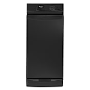 Whirlpool 15 Inch Wide 1.4 Cu. Ft. Built-In Trash Compactor with 4:1 Compaction Ratio Black