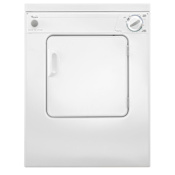 Whirlpool 3.4 Cu. Ft. Compact Electric Dryer with AccuDry™ White