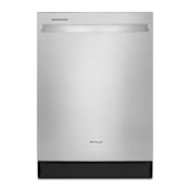 Whirlpool 24 Inch Wide 12 Place Setting Energy Star Certified Built-In Top Control Dishwasher with Boost Cycle Fingerprint Resistant Stainless Steel