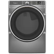 Whirlpool 27 Inch Wide 7.4 Cu. Ft. Energy Star Certified Electric Dryer with Steam Capabilities Radiant Silver