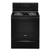 Whirlpool 30 Inch Wide 4.8 Cu. Ft. Free Standing Electric Range with Self Cleaning Technology Heritage Black