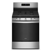 Whirlpool 30 Inch Wide 5 Cu. Ft. Free Standing Range with Air Fry Mode and Basket Stainless Steel