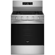 Whirlpool 30 Inch Wide 5 Cu. Ft. Free Standing Fingerprint Resistant Gas Range Fingerprint Resistant Stainless Steel