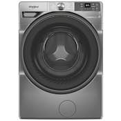 Whirlpool 27 Inch Wide 4.5 Cu. Ft. Energy Star Certified Front Loading Washing Machine Radiant Silver