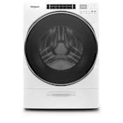 Whirlpool 27 Inch Wide 5 Cu Ft. Electric Front Loading Washer White