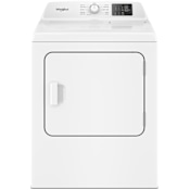 Whirlpool 29 Inch Wide 7 Cu. Ft. Gas Dryer with AutoSensing White