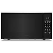 Whirlpool 22 Inch Wide 1.6 Cu. Ft. 1200 Watt Fingerprint Resistant Countertop Microwave with Auto Functions and Sensor Cooking Fingerprint Resistant Stainless Steel