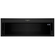 Whirlpool 30 Inch Wide 1.1 Cu. Ft. 1000 Watt 400 CFM Over the Range Microwave with Halogen Lighting Black