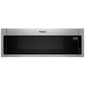 Whirlpool 30 Inch Wide 1.1 Cu. Ft. 1000 Watt 400 CFM Over the Range Microwave with Halogen Lighting Stainless Steel