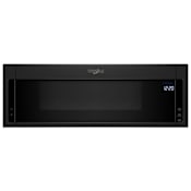 Whirlpool 30 Inch Wide 1.1 Cu. Ft. 1000 Watt 400 CFM Over the Range Microwave with Sensor Cook and LED Lighting Black