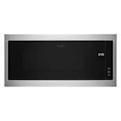 Whirlpool 30 Inch Wide 1.1 Cu. Ft. 1000 Watt Built In Microwave with Slim Trim Kit Stainless Steel
