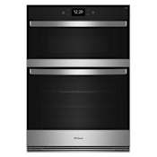 Whirlpool 27 Inch Wide 6.4 Cu. Ft. Electric Oven and Microwave Combo with Air Fry Mode Fingerprint Resistant Stainless Steel