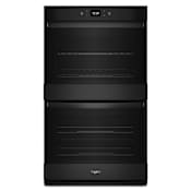 Whirlpool 30 Inch Wide 10 Cu. Ft. Electric Double Oven Black