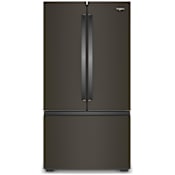 Whirlpool 36 Inch Wide 24.3 Cu. Ft. Energy Star Certified French Door Refrigerator Black Stainless