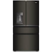 Whirlpool 36 Inch Wide 21.9 Cu. Ft. Energy Star Certified French Door Refrigerator Black Stainless