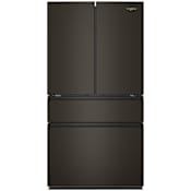 Whirlpool 36 Inch Wide 29.8 Cu. Ft. Energy Star Certified Fingerprint Resistant French Door Refrigerator Fingerprint Resistant Black Stainless