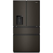 Whirlpool 36 Inch Wide 28.9 Cu. Ft. Energy Star Certified Fingerprint Resistant French Door Refrigerator Fingerprint Resistant Black Stainless