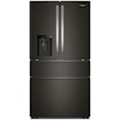 Whirlpool 36 Inch Wide 28.9 Cu. Ft. Energy Star Certified Fingerprint Resistant French Door Refrigerator with Flexible Temperature Drawer Fingerprint Resistant Black Stainless