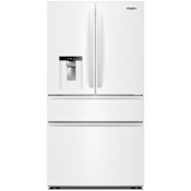 Whirlpool 36 Inch Wide 28.9 Cu. Ft. Energy Star Certified French Door Refrigerator with Flexible Temperature Drawer White