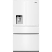 Whirlpool 36 Inch Wide 28.9 Cu. Ft. Energy Star Certified French Door Refrigerator with In-Door Water and Ice Dispenser White