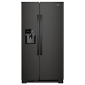 Whirlpool 36 Inch Wide 24.55 Cu. Ft. Side by Side Refrigerator Black