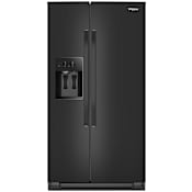 Whirlpool 36 Inch Wide 28.7 Cu. Ft. Side By Side Refrigerator Black