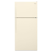 Whirlpool 28 Inch Wide 14.3 Cu. Ft. Top Mount Refrigerator with Quiet Cooling Biscuit