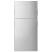 Whirlpool 30 Inch Wide 18.24 Cu. Ft. Top Mount Refrigerator Stainless Steel