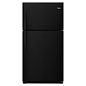 Whirlpool 33 Inch Wide 21.31 Cu. Ft. Energy Star Rated Top Mount Refrigerator Black