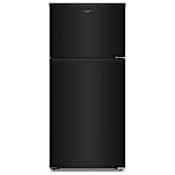 Whirlpool 28 Inch Wide 14.3 Cu. Ft. Top Freezer Refrigerator Black