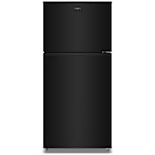 Whirlpool 30 Inch Wide 19.3 Cu. Ft. Top Freezer Refrigerator Black