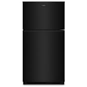 Whirlpool 33 Inch Wide 21.3 Cu. Ft. Top Freezer Refrigerator Black