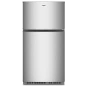 Whirlpool 33 Inch Wide 21.3 Cu. Ft. Fingerprint Resistant Top Freezer Refrigerator Fingerprint Resistant Stainless Steel