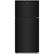 Whirlpool 28 Inch Wide 14.3 Cu. Ft. Energy Star Certified Top Freezer Refrigerator Black