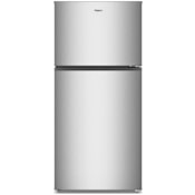 Whirlpool 30 Inch Wide 19.3 Cu. Ft. Energy Star Certified Fingerprint Resistant Top Freezer Refrigerator with Total Coverage Cooling Fingerprint Resistant Stainless Steel