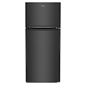 Whirlpool 28 Inch Wide 16.3 Cu. Ft. Energy Star Certified Top Freezer Refrigerator Black