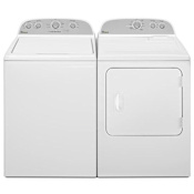 Whirlpool Top Load Washer and Dryer Pair - 3.6 Cu. Ft. Washer and 7.0 Cu. Ft. Electric Dryer White