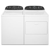 Whirlpool Top Load Washer and Dryer Pair - 3.6 Cu. Ft. Washer and 7.0 Cu. Ft. Electric Dryer with AccuDry&trade White