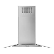 Whirlpool 80 - 340 CFM 36 Inch Wide Island Range Hood with LED Task Lighting Stainless Steel