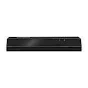 Whirlpool 270 CFM 30 Inch Wide Under Cabinet Range Hood Black