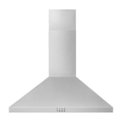 Whirlpool 400 CFM 30 Inch Wide Wall Mounted Range Hood with LED Lights Stainless Steel